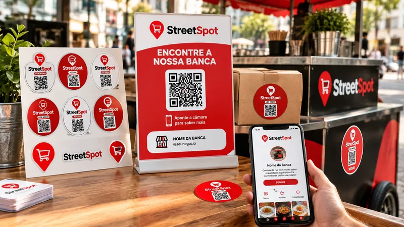 Autocolantes QR StreetSpot